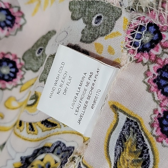 Anthropologie Blue Lace Floral Peblum Sleeveless Blouse US S - Picture 10 of 10